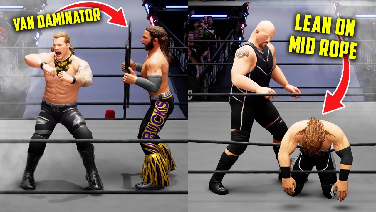 More Advance Tutorials For AEW Fight Forever - Van Daminotor,Drag Opponent & More