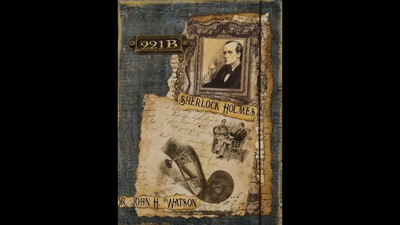 Designteam Projekt Funkelkram ~ Flipthrough ~ Junk Journal Sherlock Holmes