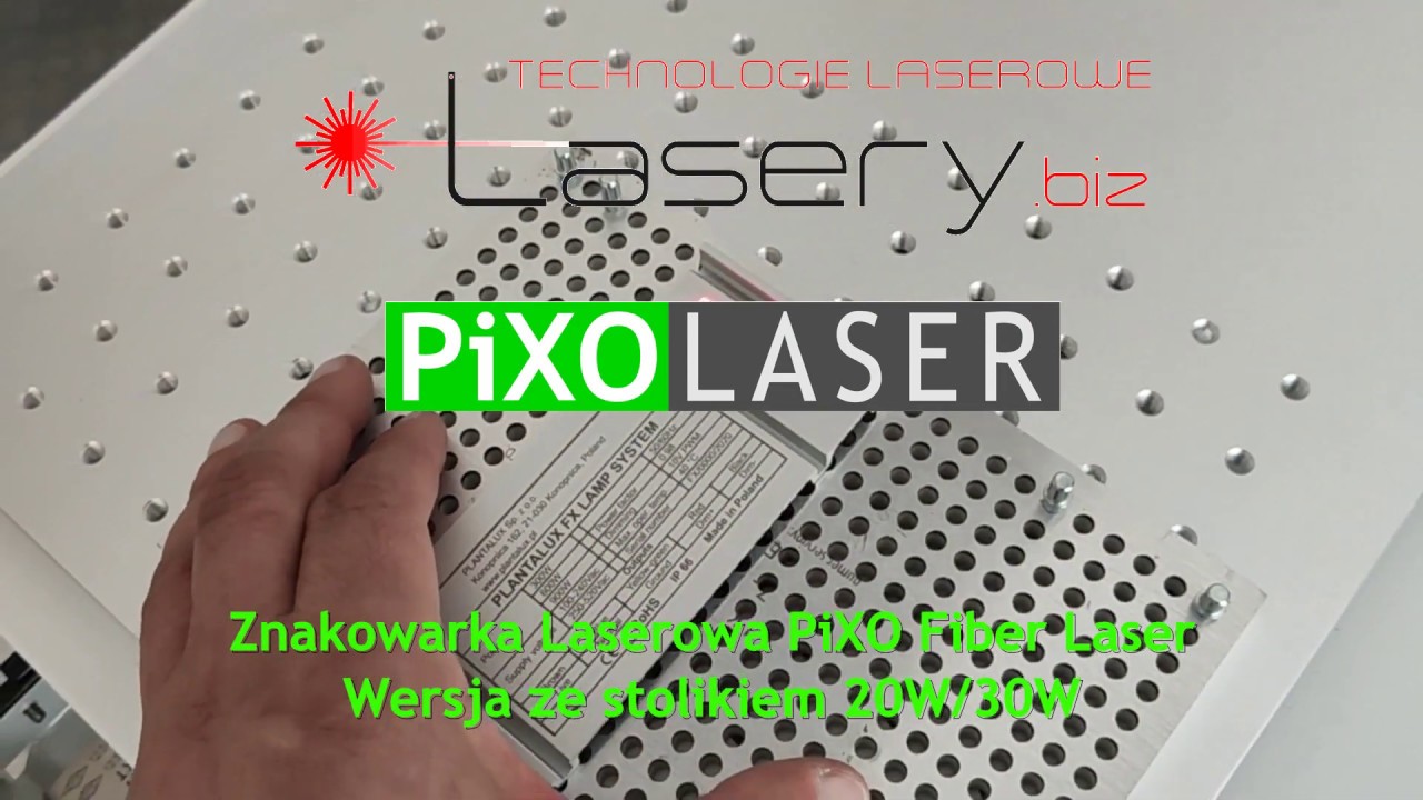Laserowe znakowanie Aluminium PiXO Laser znakowarka FIBER 20W 30W - Trwałość i Precyzja