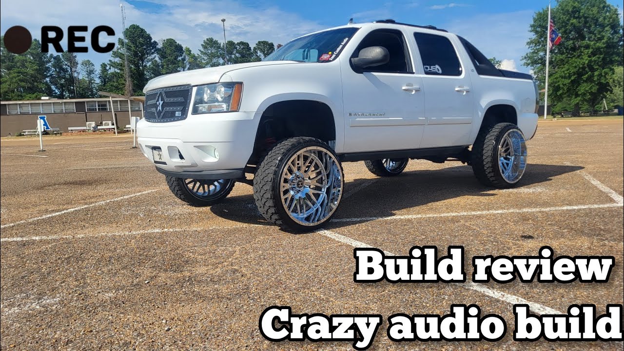 Chevy Avalanche Crazy loud audio #audio  #prvaudio #subwoofer