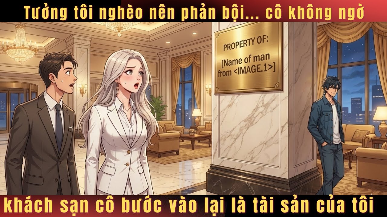 Tưởng tôi nghèo nên phản bội, cô không ngờ khách sạn cô bước vào lại là tài sản của tôi