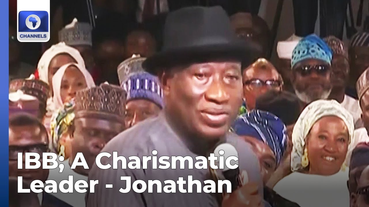 'You Are One Of The Most Charismatic Leaders In Nigeria', Jonathan Eulogises IBB