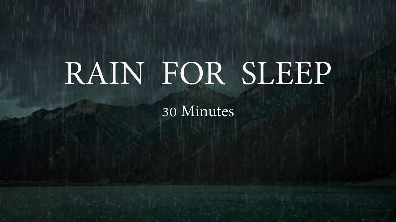 🌧️ Heavy Rain Sounds for Deep Sleep | 30 Minutes Strong Rain Ambience