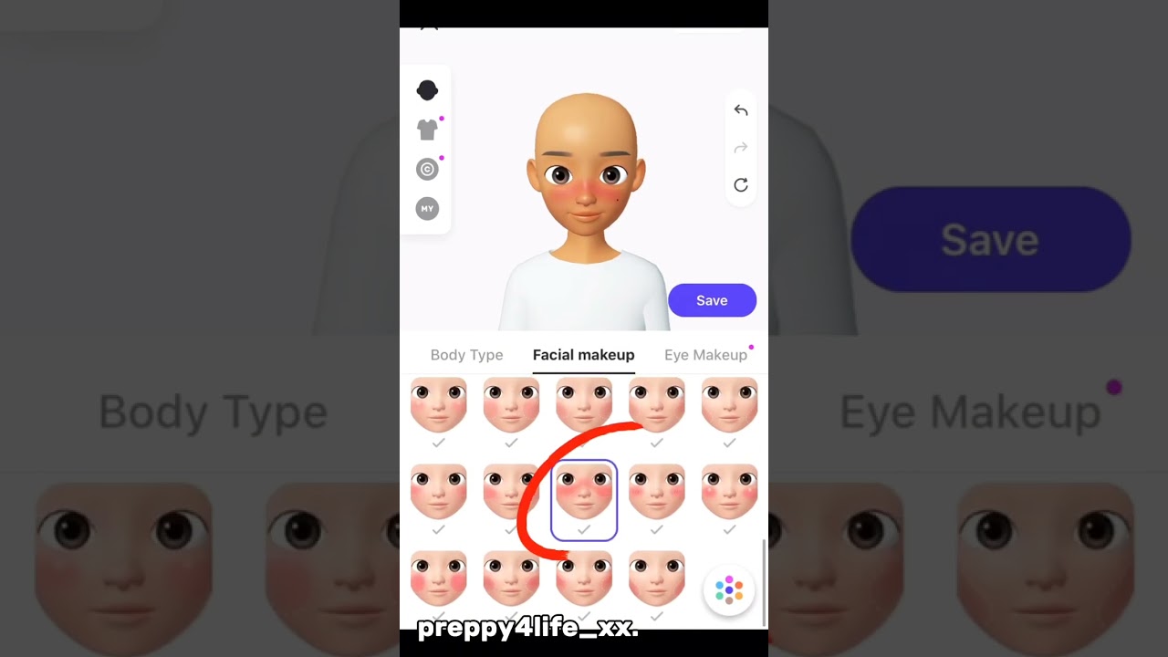 Y2k face tutorial! #zepeto #tutorial #y2k #shorts