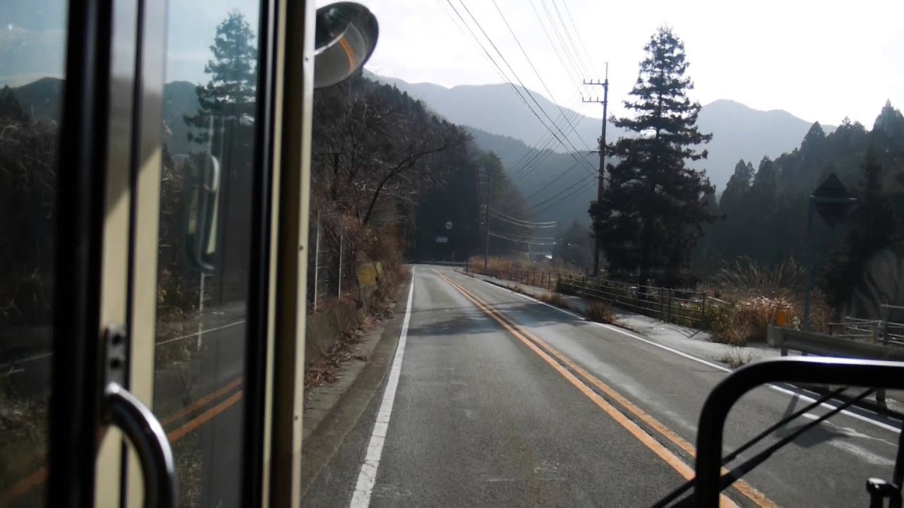 【前面展望】松山駅～久万営業所～落出【ＪＲバス久万高原線・「なんごく号」ルートを辿って】