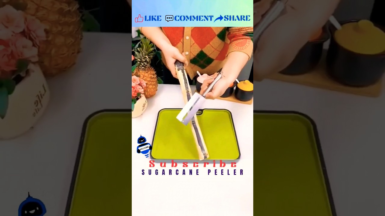 Pineapple & Sugarcane Peeler Knife #shorts #youtubeshorts #kitchengadgets #yt (Product 106 )