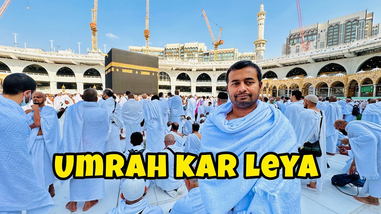Umrah kar leya Alhamdulillah 🤲