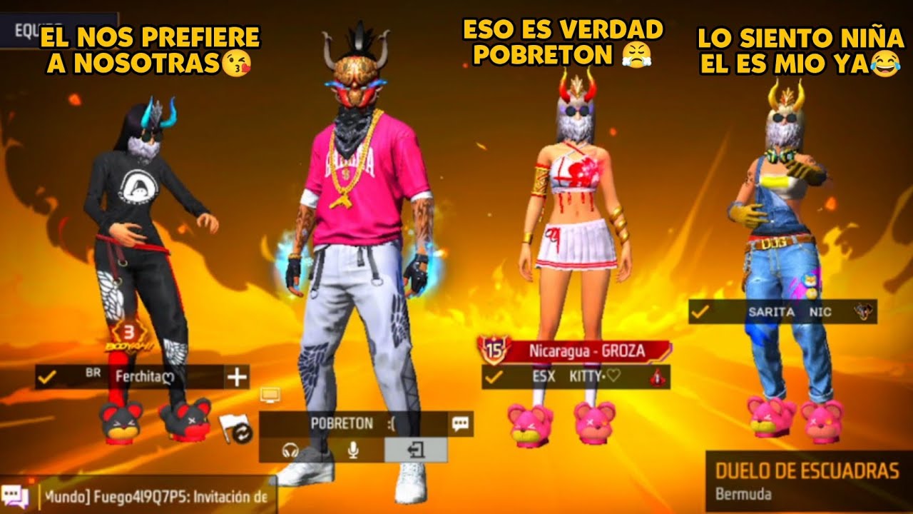 Broma a mi amiga cuernitos le digo que tengo dos nuevas duas en free fire😳🤡