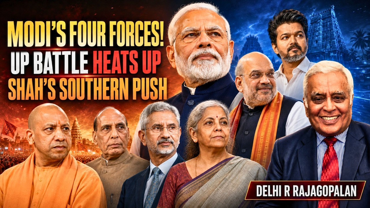 Modi&rsquo;s 4S Power Team, UP Election Battle & Shah&rsquo;s Southern Push & more! &bull; Delhi R Rajagopalan