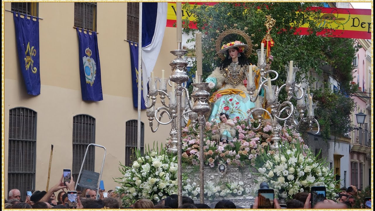 4K - DIVINA PASTORA DE LAS ALMAS DE TRIANA 2024 GLORIAS DE SEVILLA.