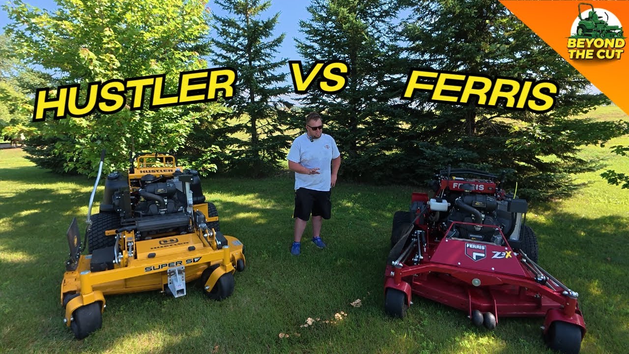 SUPER SF VS Z3X | Which is the best STAND-ON MOWER | Hustler vs Ferris