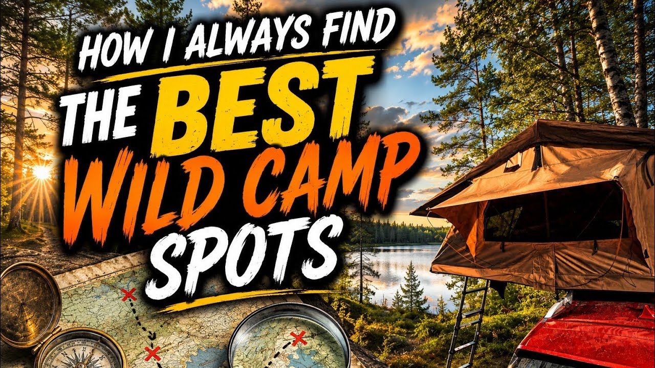 HOW I ALWAYS FIND THE BEST FREE CAMPING SPOTS – TOP 3 TIPS - CAMPERVAN - 2026 WILDERNESS PATROL