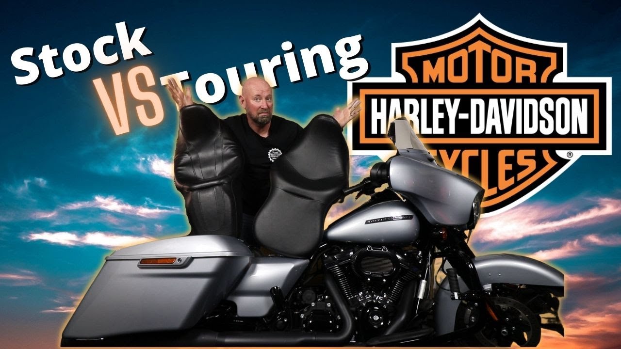 The BEST HARLEY SEATS | Touring Seat VS Stock Seat