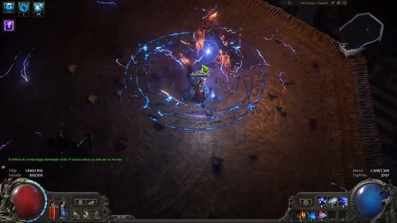 Poe2-Uber Arbitro- Chispa + meteorito build.