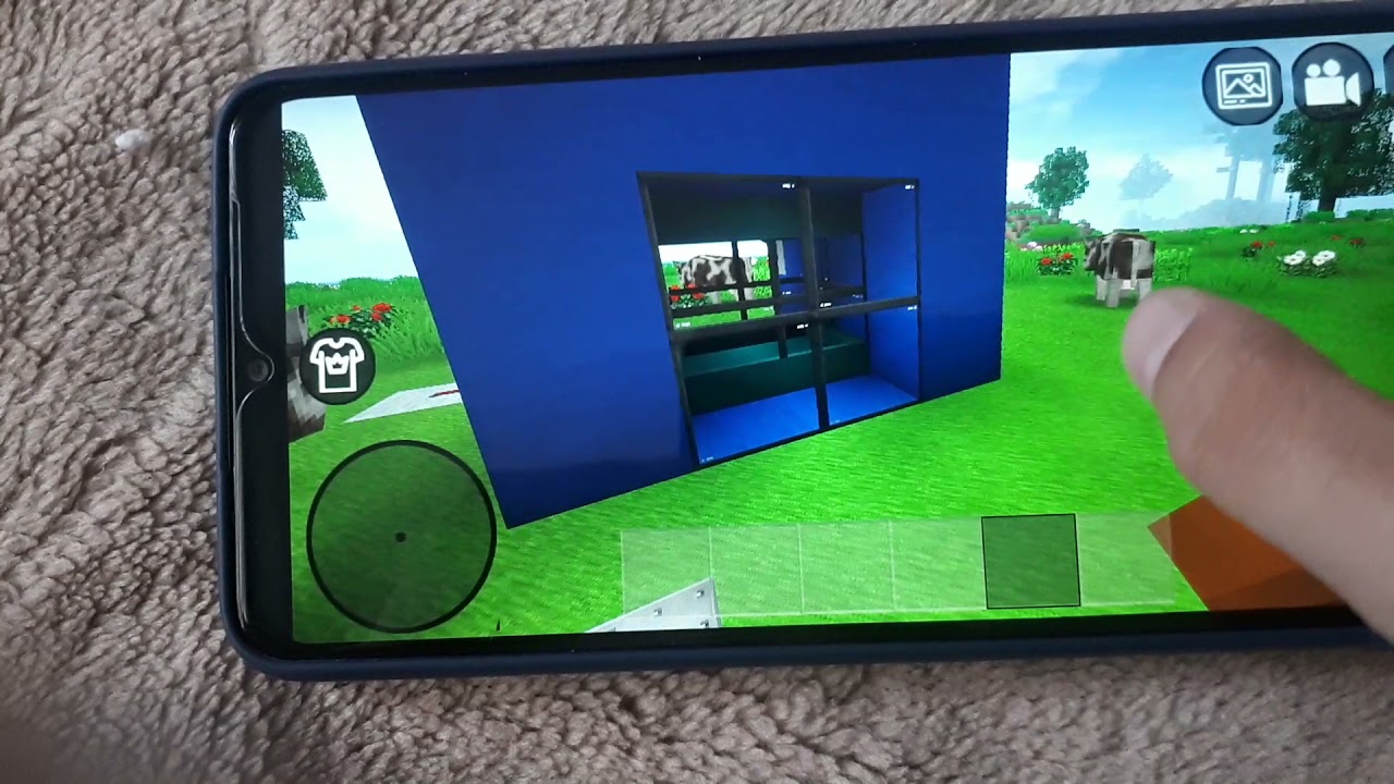 Mini block craft working Elevator