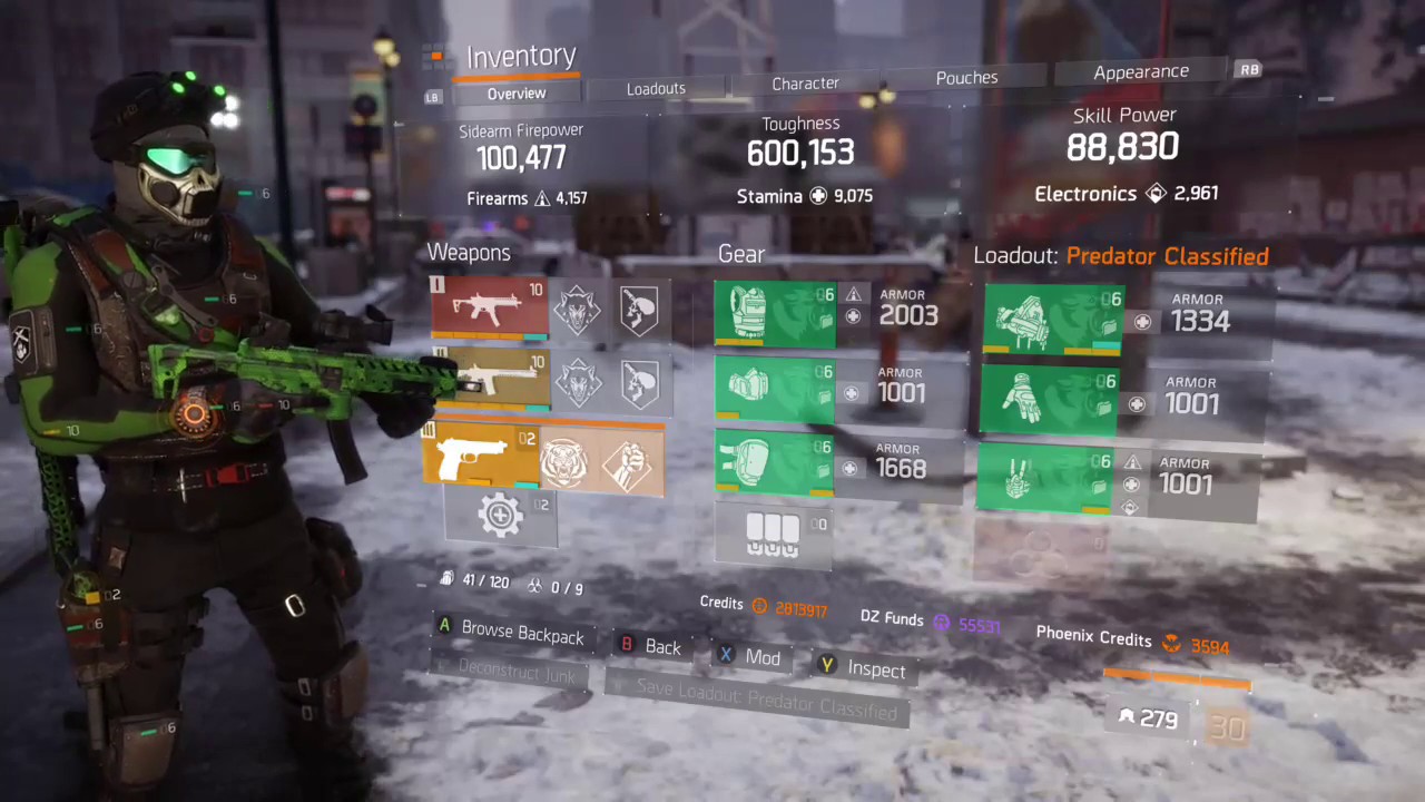 Tom Clancy's the Division ( 1.8.3 ) Classified Predator's Mark Build Part 2