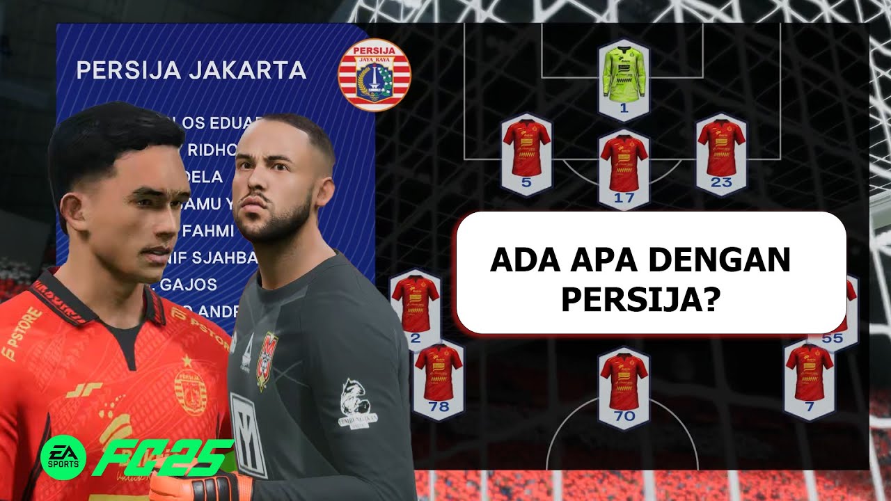 GUE REMATCH PEKAN 34 LIGA 1 PERSIJA JAKARTA VS MALUT UNITED | FC 25 INDONESIA