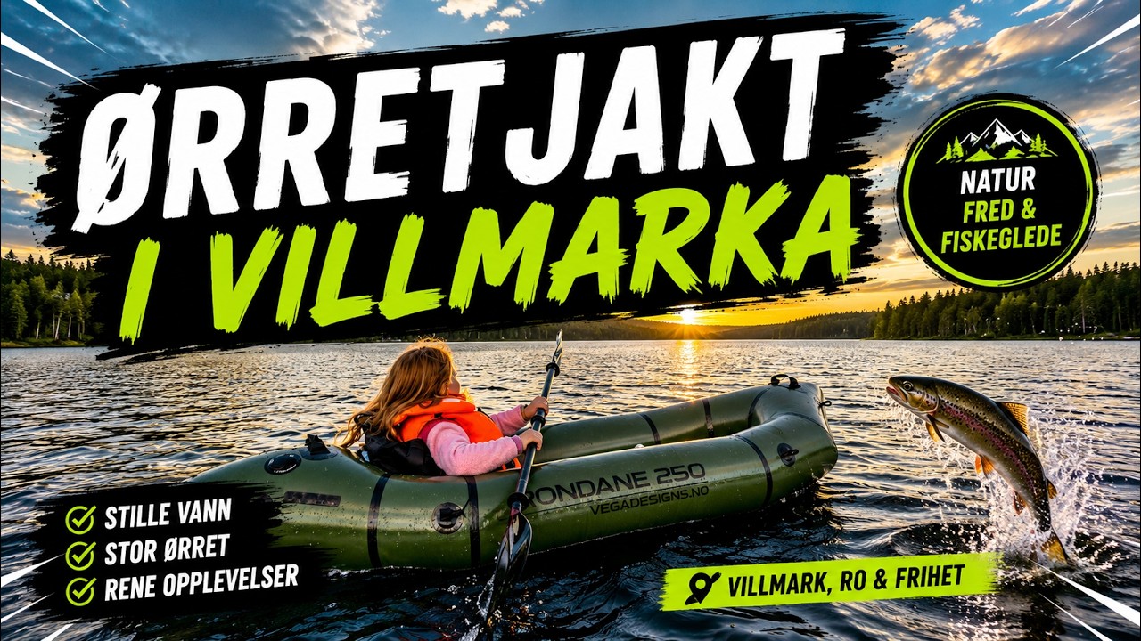 Ørretjakt i Villmarka – Packraft til Skårillen