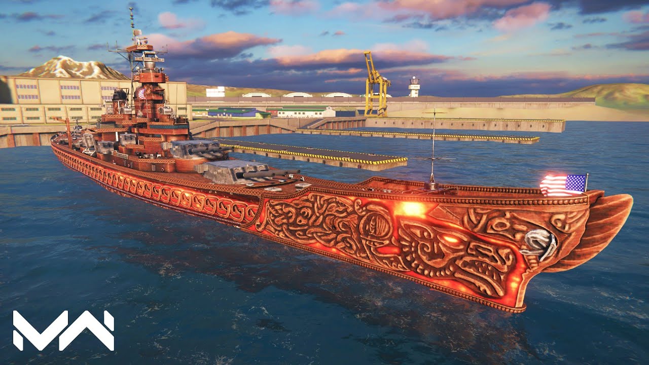 USS Missouri - This Ship Very Good for Offline Grind / Online Grind - Modern Warships Ultra Graphics