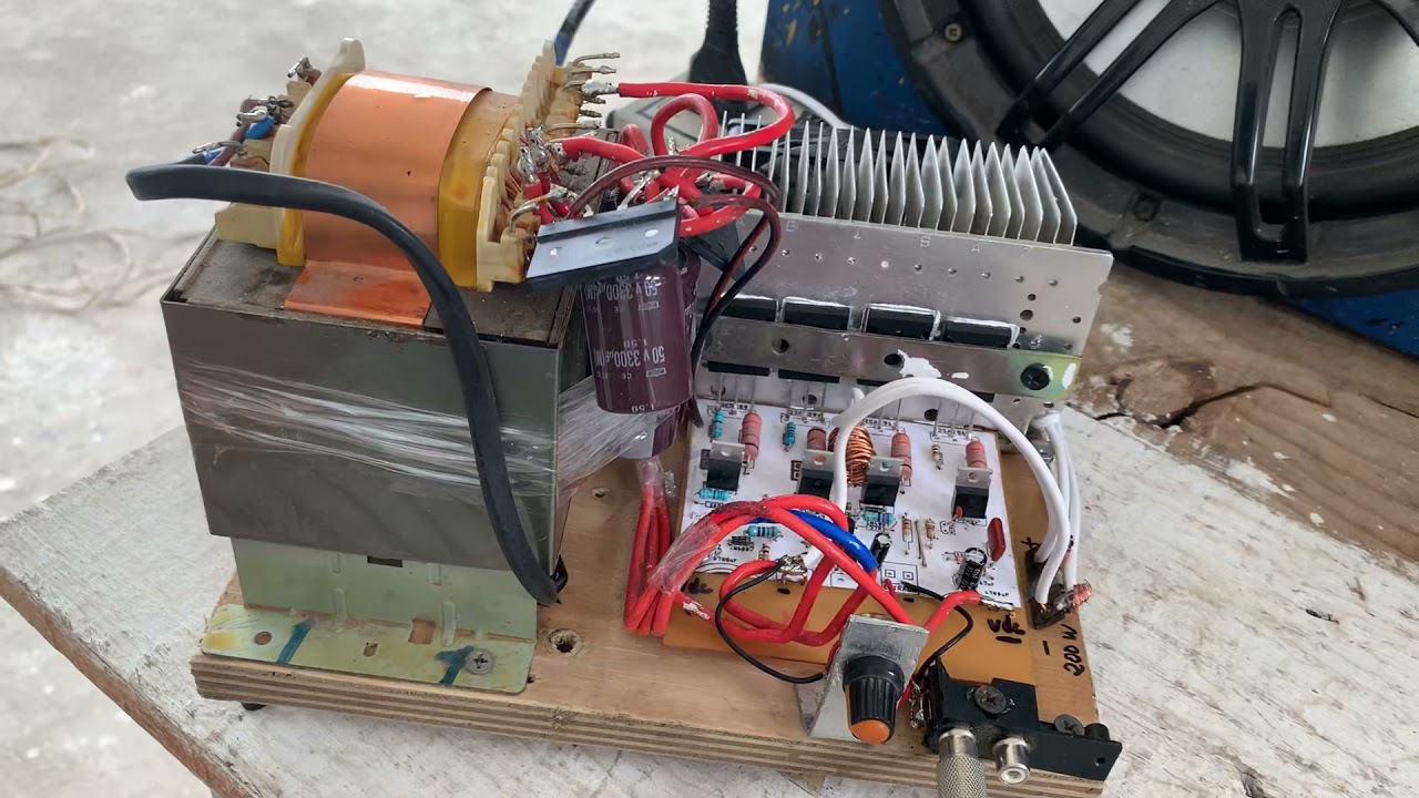 Como montar amplificador 200w -som profissional