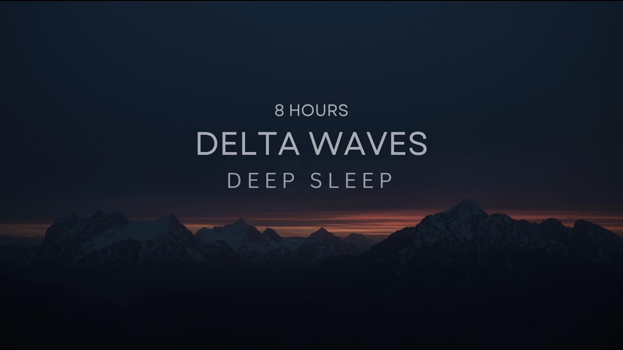 8 Hour Nordic Sunrise Binaural Beats 🌅 Deep Sleep & Meditation Brain Waves (Black Screen)