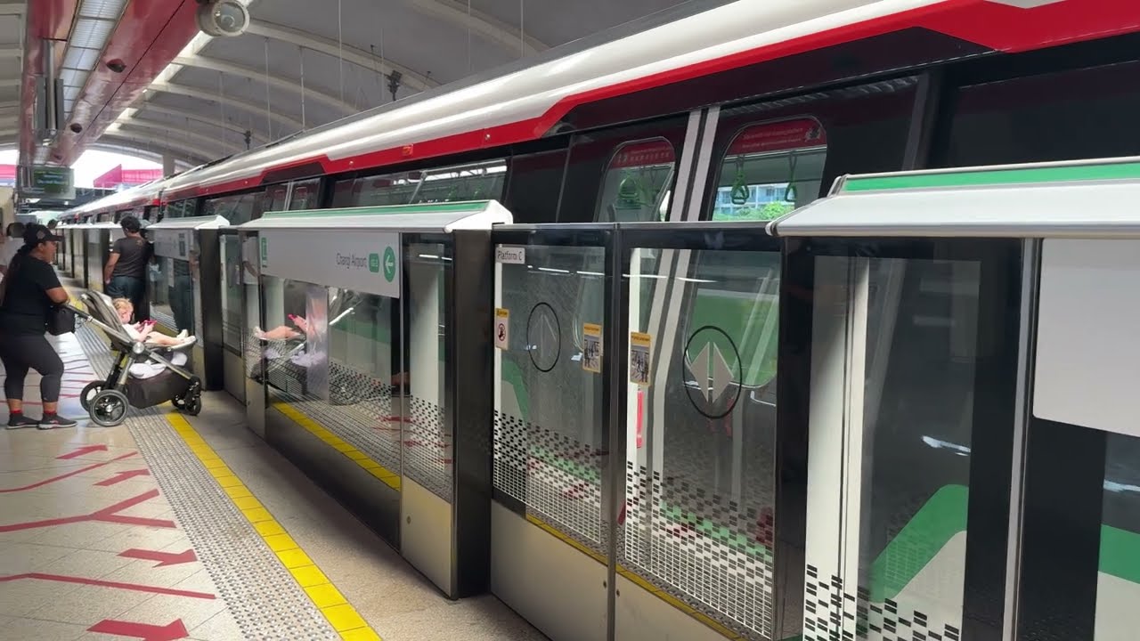 [SMRT] [Replacement + HORN!!] Alstom R151 [885/886] DNB at CG Tanah Merah [→ CG2 Changi Airport]