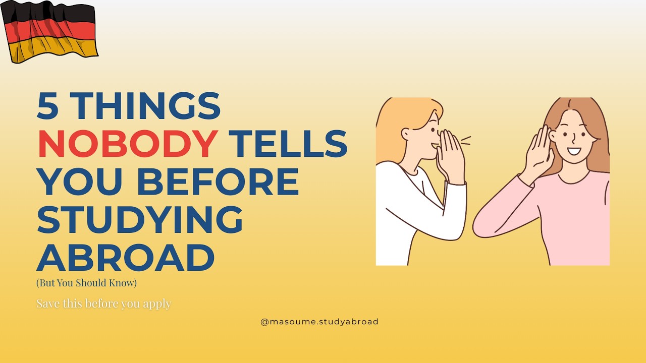 Things Nobody Tells You Before Studying Abroad | Honest Reality