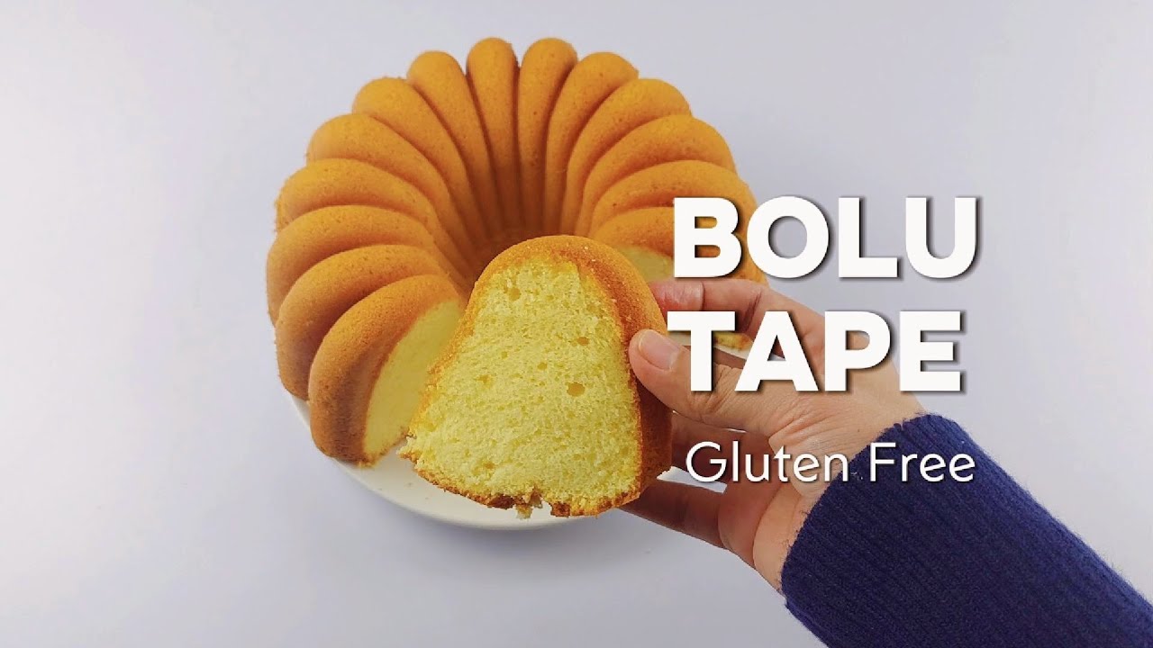 Bolu Tape Tanpa Tepung Terigu  - Tetap Lembut dan Enak Banget