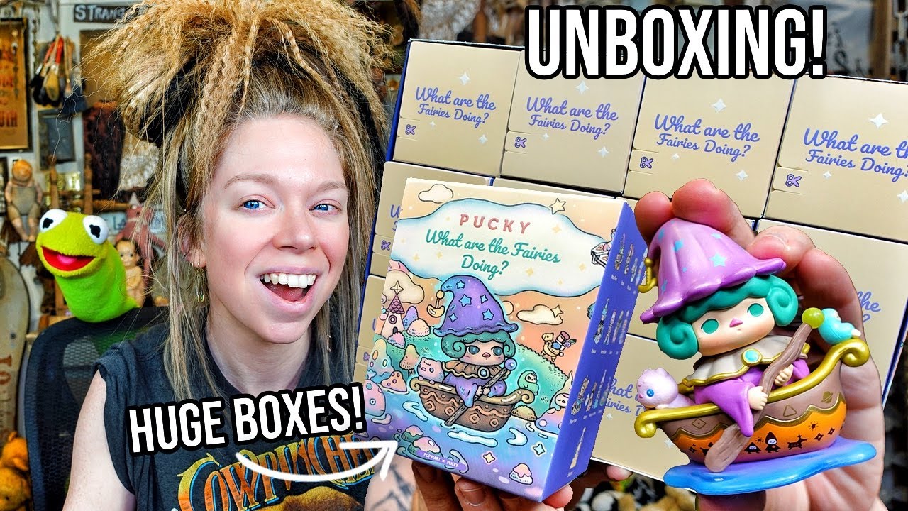 Unboxing Pucky Fairy Mystery Boxes 'What Are The Fairies Doing?'- POPMART