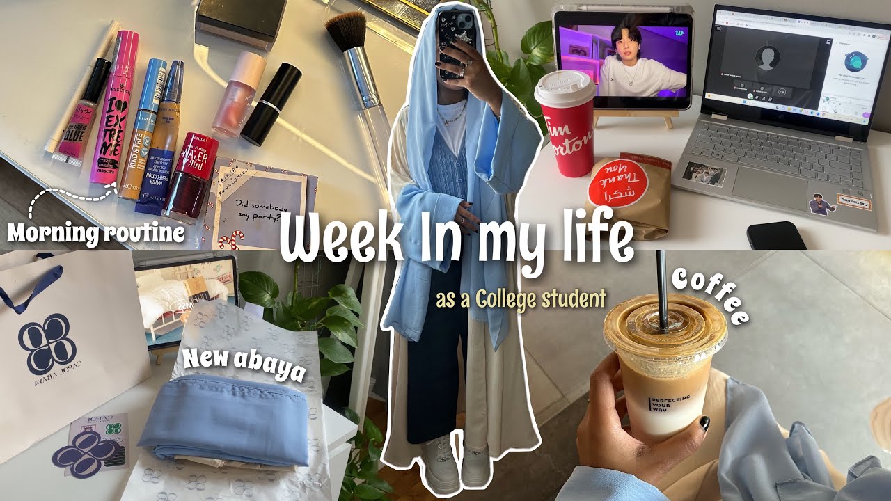 WEEK IN MY LIFE ⋆⭒˚｡⋆ اسبوع في حياة طالبة جامعية
