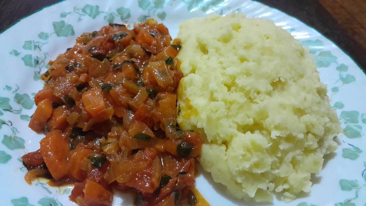 Rustic Mashed Potatoes & Spiced Carrot Soup | Easy Vegetarian Dinner Idea