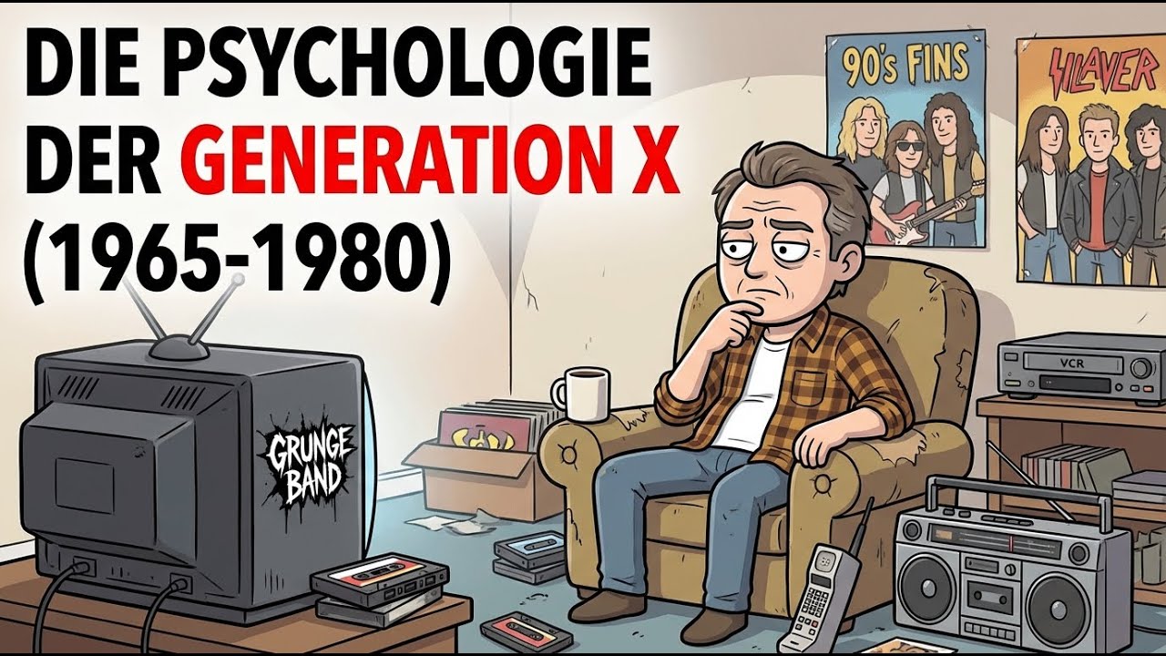 Die Psychologie einer Generation, die ALLES zusammenhält (Generation X)
