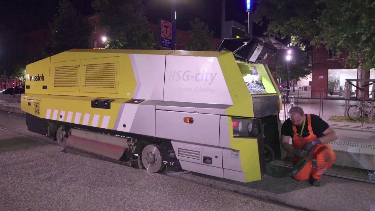 HSG-city de Vossloh: Maintenance préventive de rails à Toulouse - FR