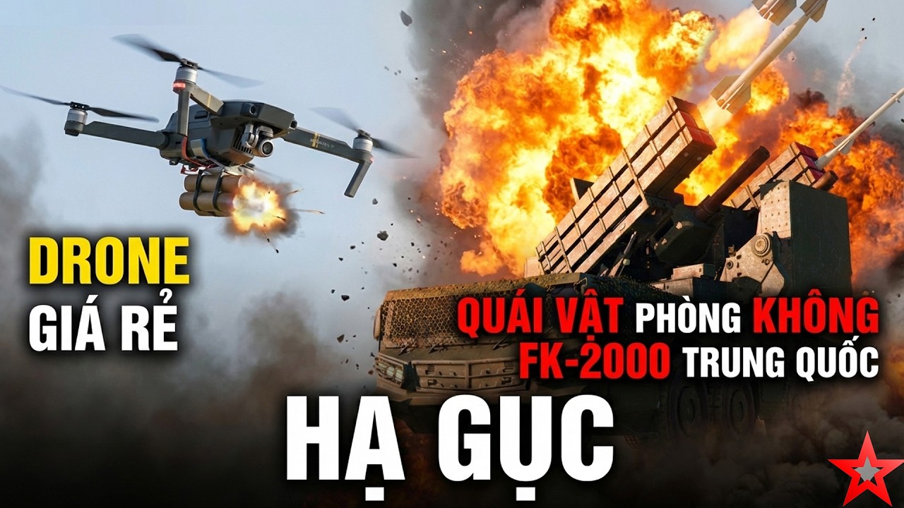 Nóng: Drone giá rẻ làm thịt quái vật phòng không FK-2000 Trung Quốc ở Sudan