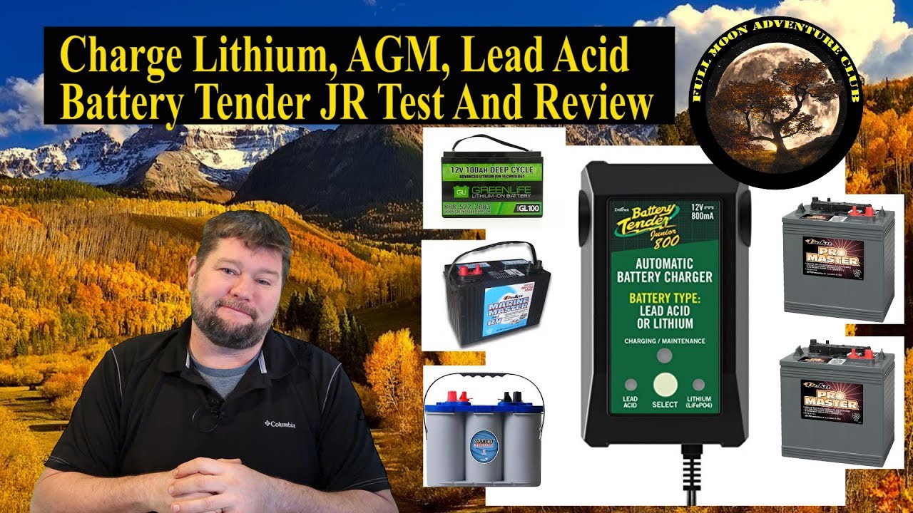 How To Charge RV Batteries With The Battery Tender Jr  - Lithium And Lead Acid