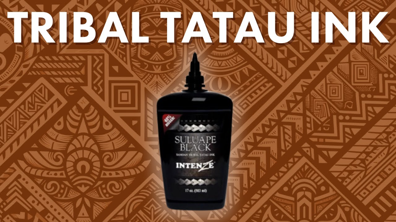Intenze Suluape Black Tattoo Ink - the true Samoan Tribal Tatau Ink