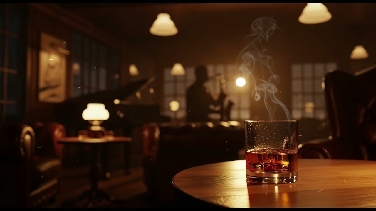 Smooth Whiskey Jazz 🥃 Soulful Blues Melodies for Focus, Study & Cozy Evening Vibes