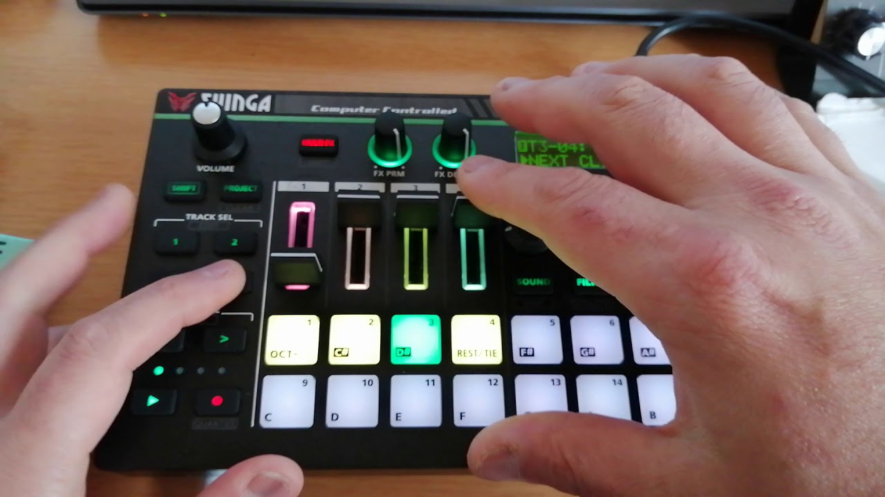 Roland MC-101 MINIMAL TECHNO practice 01