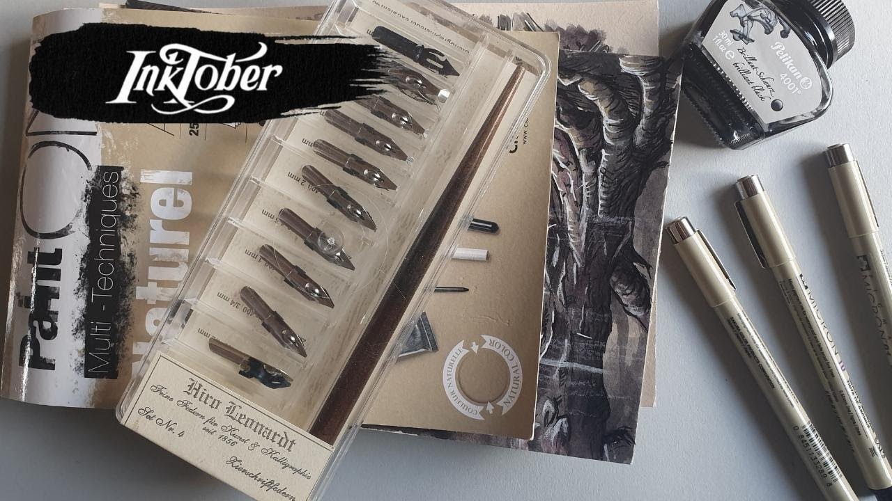Inktober Tipps, Flipthrough 2020 und alle Materialien