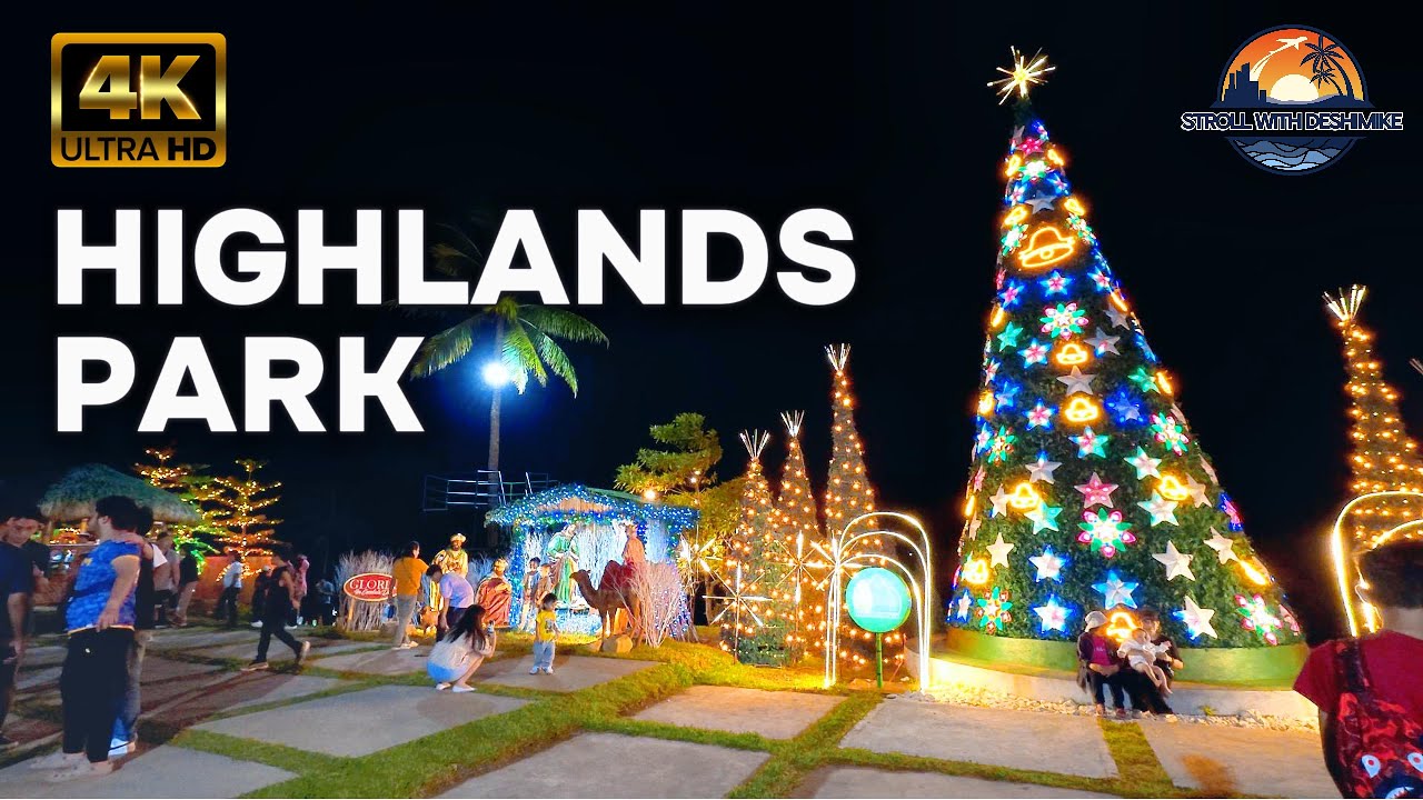 Christmas Wonderland at HIGHLANDS PARK LEGAZPI! 🎄✨ Must-See Holiday Lights & Attractions!