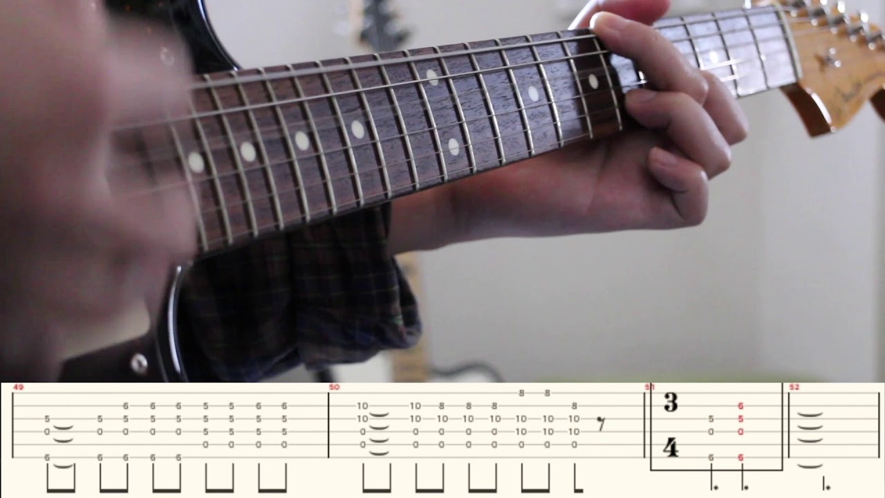 【TAB】the cabs - 二月の兵隊 guitar cover