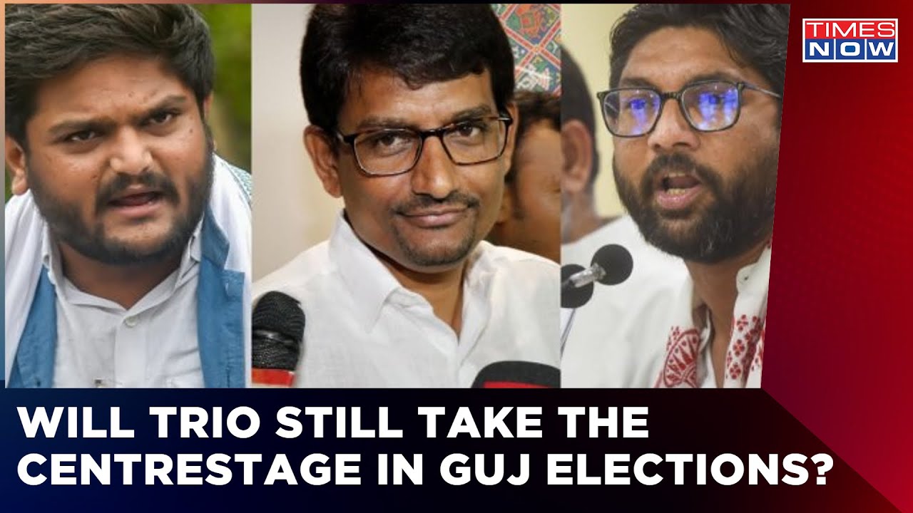 Will Trio Still Take The Centre Stage In Gujarat Elections 2022? | Tracking Hardik, Alpesh & Jignesh