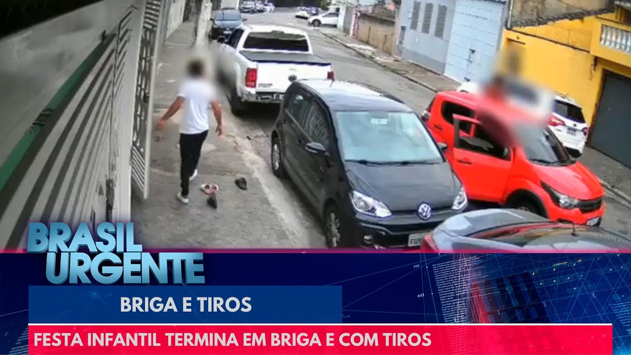 Festa infantil termina em briga e com tiros | Brasil Urgente