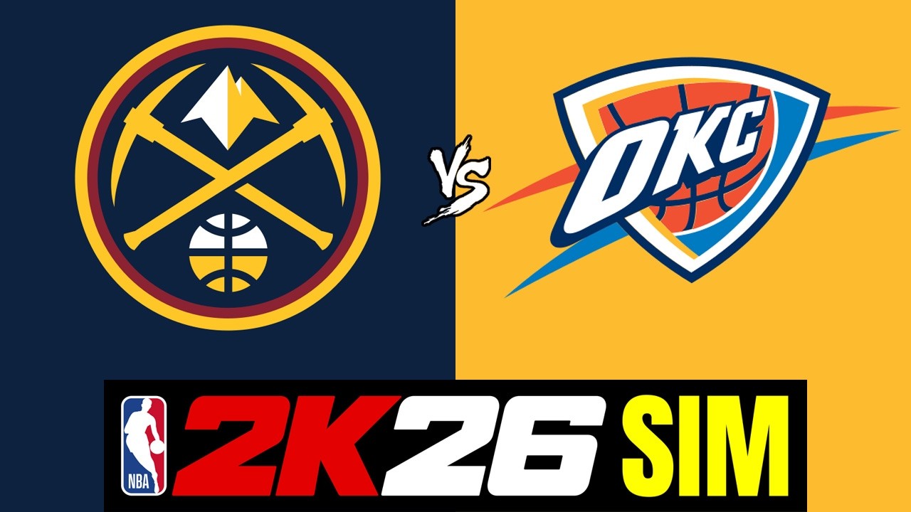 Nuggets at Thunder - FULL GAME SIM | NBA Simulation (2/27)