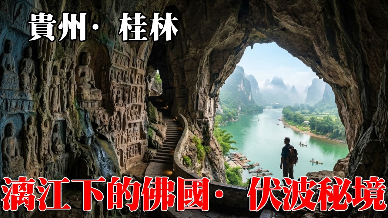 探秘淹沒在漓江下的奇蹟！山中三分之二都是空的巨洞，四通八達一不小心就會迷失其中【大海去旅行】