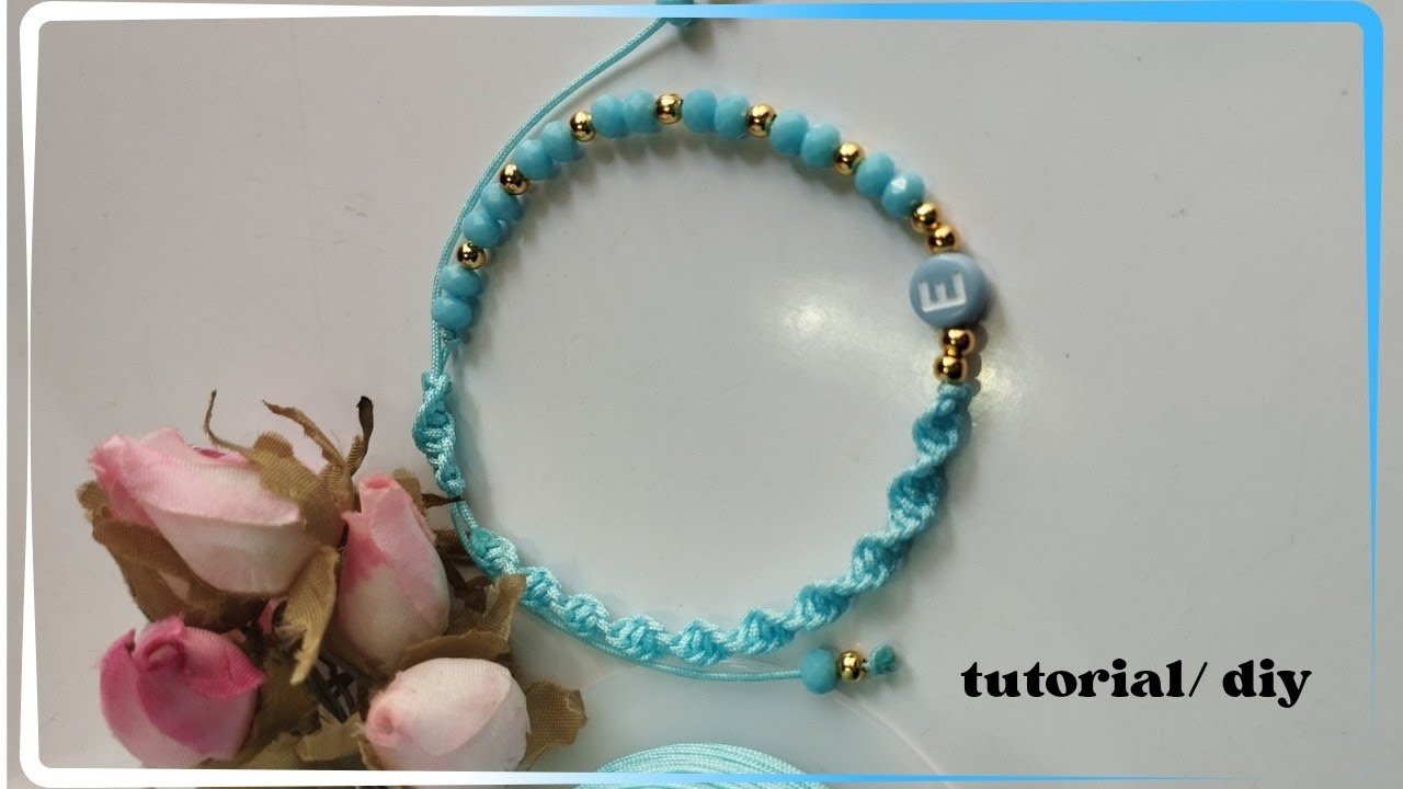 Pulsera de hilo regalo amistad // amor // parejas// faciles de hacer// tutorial// nudo de espiral 