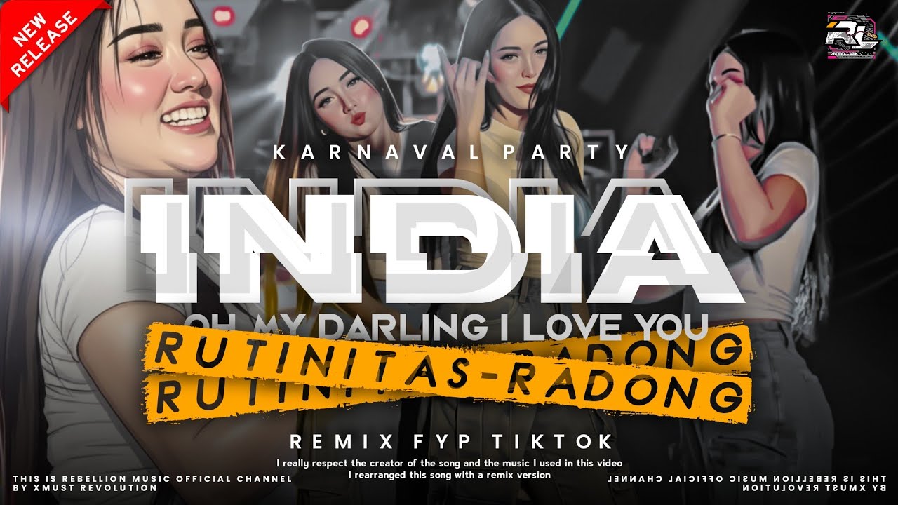 DJ OH MY DARLING I LOVE YOU X RUTINITAS RADONG🌴FULL BASS PARTY REMIX FYP TIKTOK TERBARU ‼️