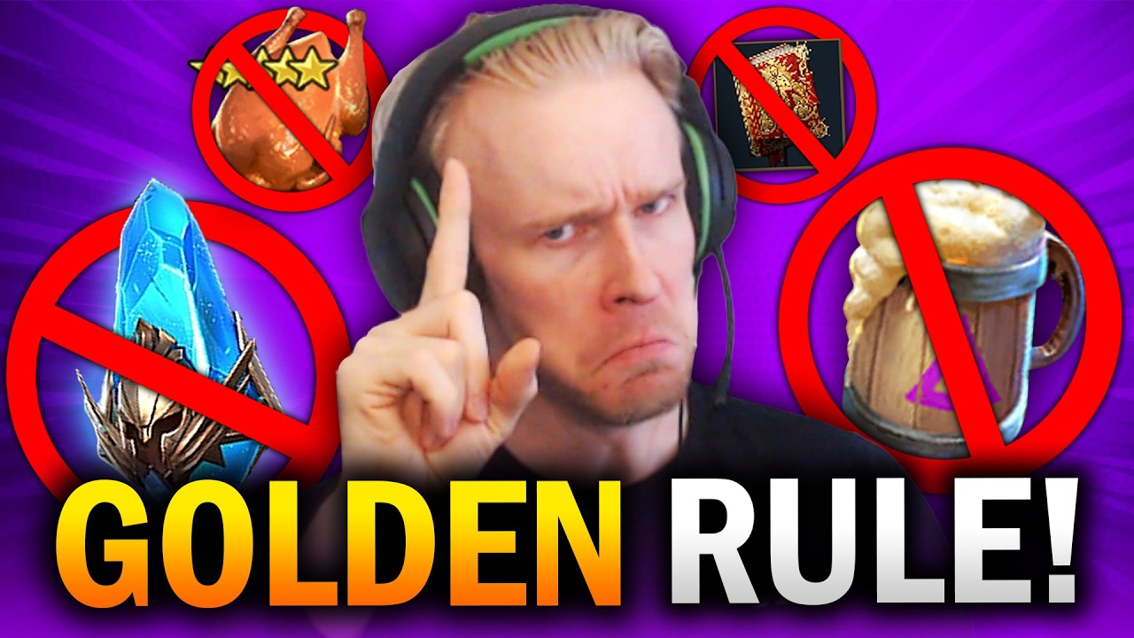 The GOLDEN RULE of RAID Shadow Legends... (Don't F**k This Up!)