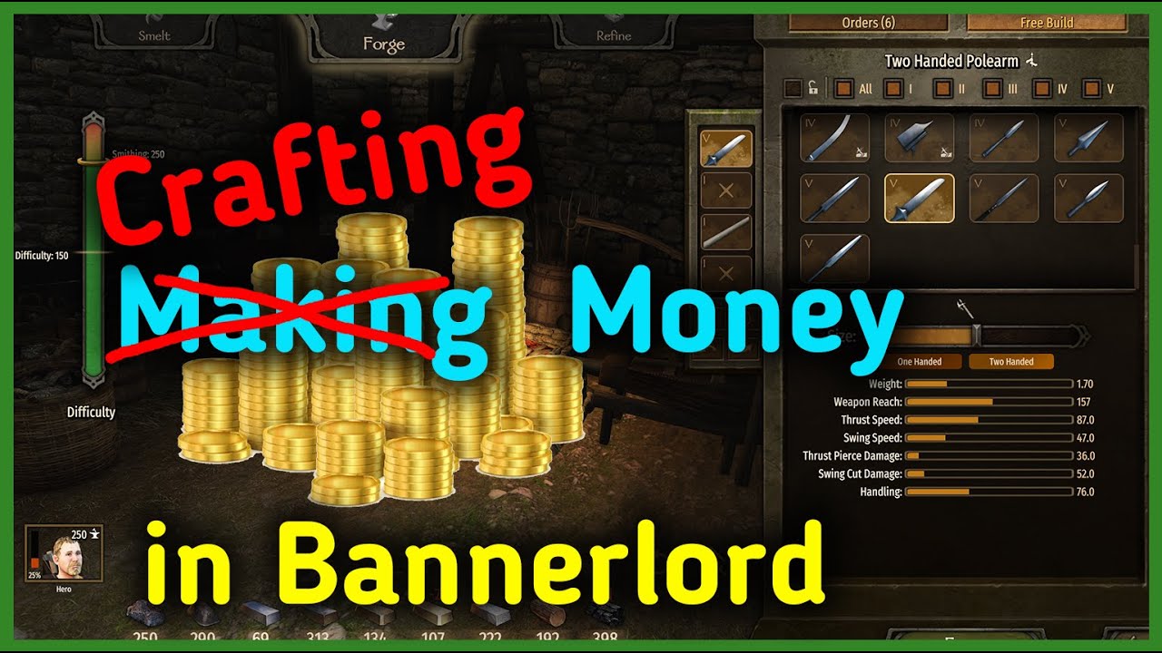 Создание денег - Bannerlord