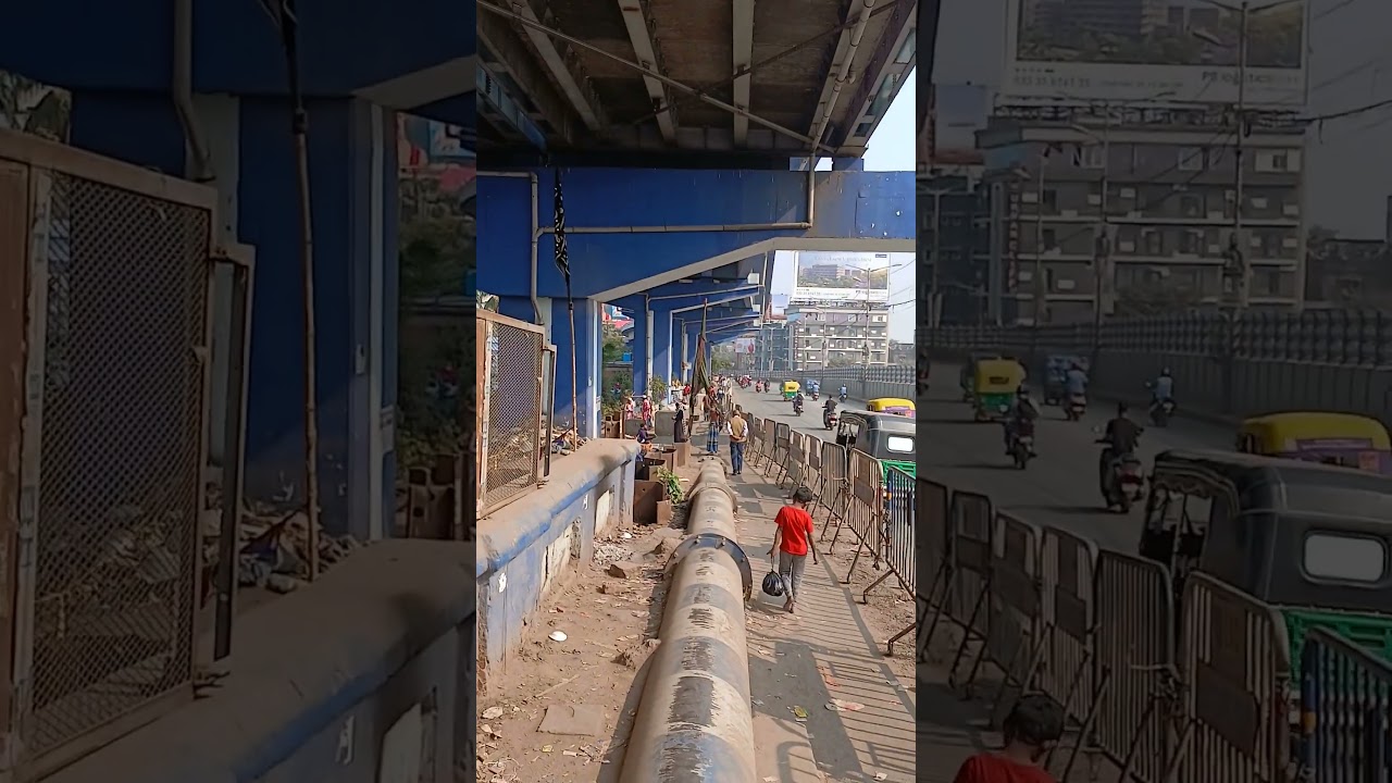 PARK CIRCUS FLYOVER CONNECTING SCIENCE CITY and HOWRAH JUNCTION KOLKATA WB